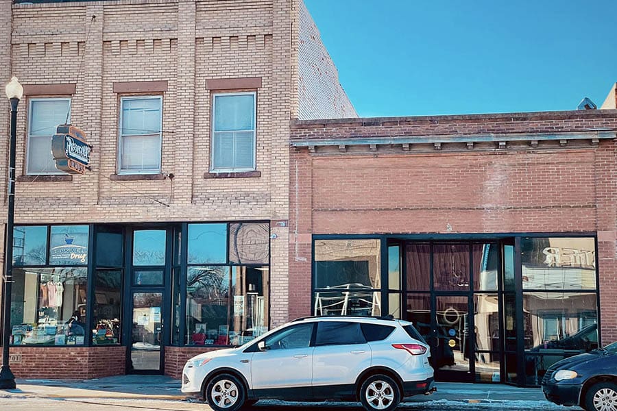 Webster, SD Insurance - Webster South Dakota Office in Town on a Beautiful Winter Day